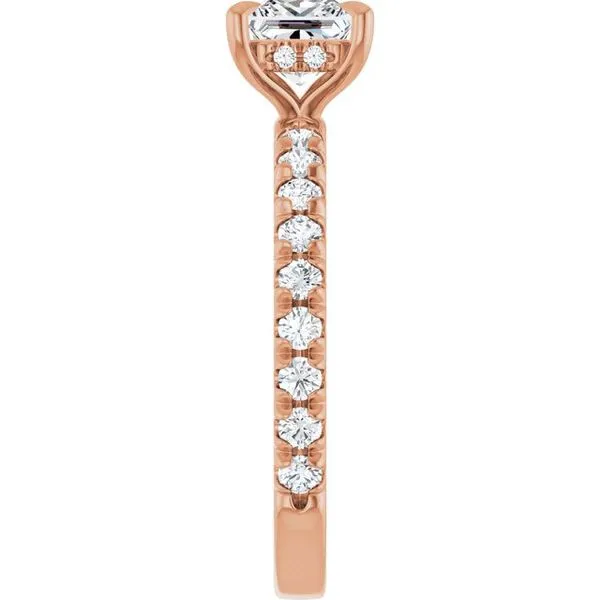 Claw-Prong Hidden Halo-Style Engagement Ring Image 4 Shipley's Fine Jewelry Hampstead, MD