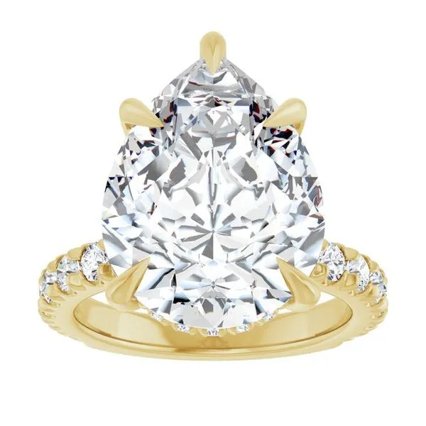 Claw-Prong Hidden Halo-Style Engagement Ring Image 3 Raleigh Diamond Fine Jewelry Raleigh, NC