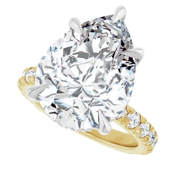 Claw-Prong Hidden Halo-Style Engagement Ring Image 5 J. Thomas Jewelers Rochester Hills, MI