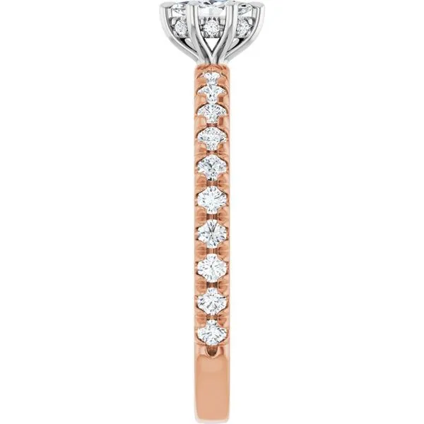 Claw-Prong Hidden Halo-Style Engagement Ring Image 4 Futer Bros Jewelers York, PA