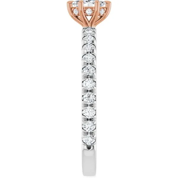 Claw-Prong Hidden Halo-Style Engagement Ring Image 4 Paul James Jewelers Angels Camp, CA