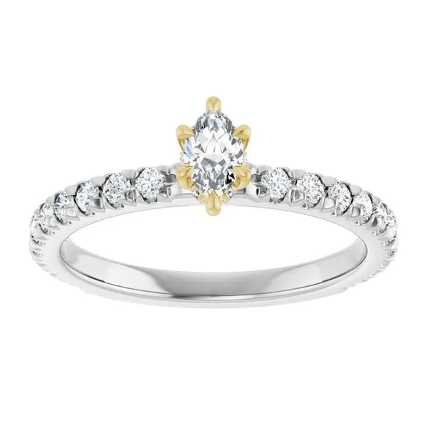 Claw-Prong Hidden Halo-Style Engagement Ring Image 3 Raleigh Diamond Fine Jewelry Raleigh, NC