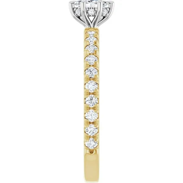 Claw-Prong Hidden Halo-Style Engagement Ring Image 4 Raleigh Diamond Fine Jewelry Raleigh, NC