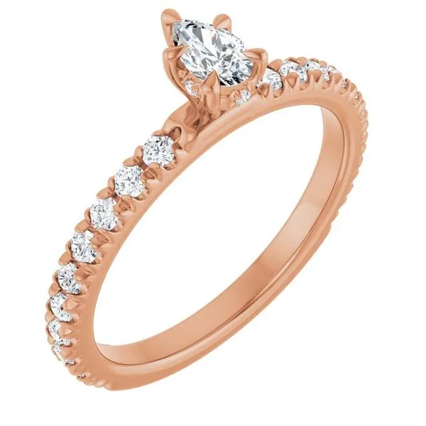 Claw-Prong Hidden Halo-Style Engagement Ring Clater Jewelers Louisville, KY