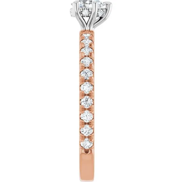 Claw-Prong Hidden Halo-Style Engagement Ring Image 4 J. Thomas Jewelers Rochester Hills, MI