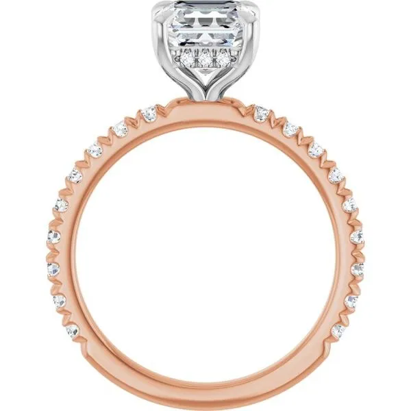 Claw-Prong Hidden Halo-Style Engagement Ring Image 2 Raleigh Diamond Fine Jewelry Raleigh, NC