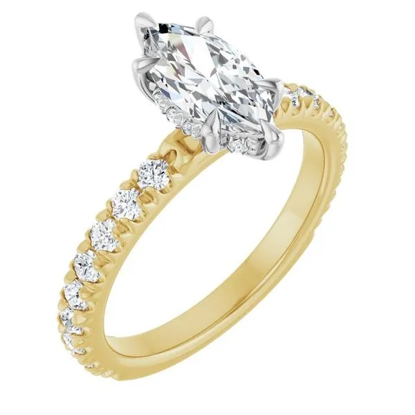 Claw-Prong Hidden Halo-Style Engagement Ring Raleigh Diamond Fine Jewelry Raleigh, NC