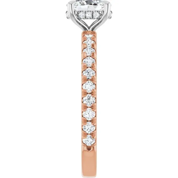 Claw-Prong Hidden Halo-Style Engagement Ring Image 4 Shipley's Fine Jewelry Hampstead, MD