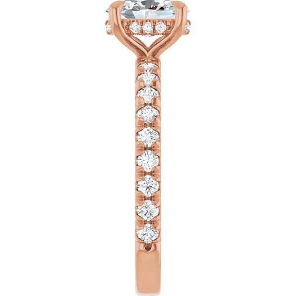 Claw-Prong Hidden Halo-Style Engagement Ring Image 4 J. Thomas Jewelers Rochester Hills, MI