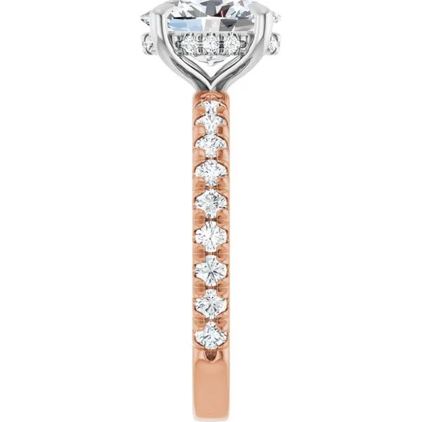 Claw-Prong Hidden Halo-Style Engagement Ring Image 4 Shipley's Fine Jewelry Hampstead, MD