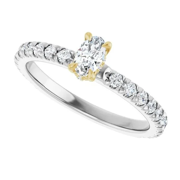 Claw-Prong Hidden Halo-Style Engagement Ring Image 5 Shipley's Fine Jewelry Hampstead, MD