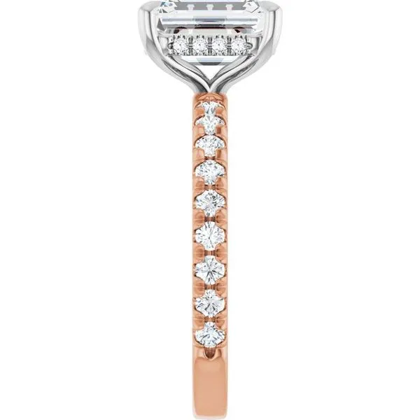 Claw-Prong Hidden Halo-Style Engagement Ring Image 4 Mark Jewellers La Crosse, WI