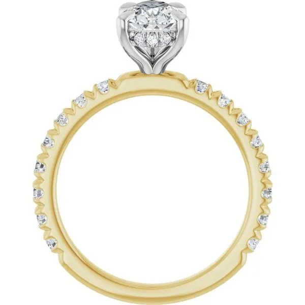 Claw-Prong Hidden Halo-Style Engagement Ring Image 2 Raleigh Diamond Fine Jewelry Raleigh, NC