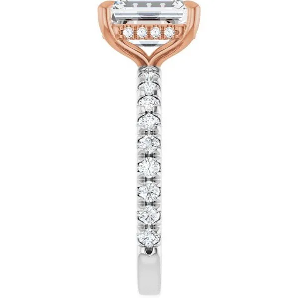 Claw-Prong Hidden Halo-Style Engagement Ring Image 4 Paul James Jewelers Angels Camp, CA