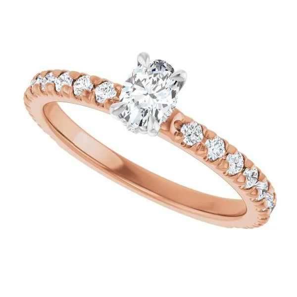 Claw-Prong Hidden Halo-Style Engagement Ring Image 5 J. Thomas Jewelers Rochester Hills, MI