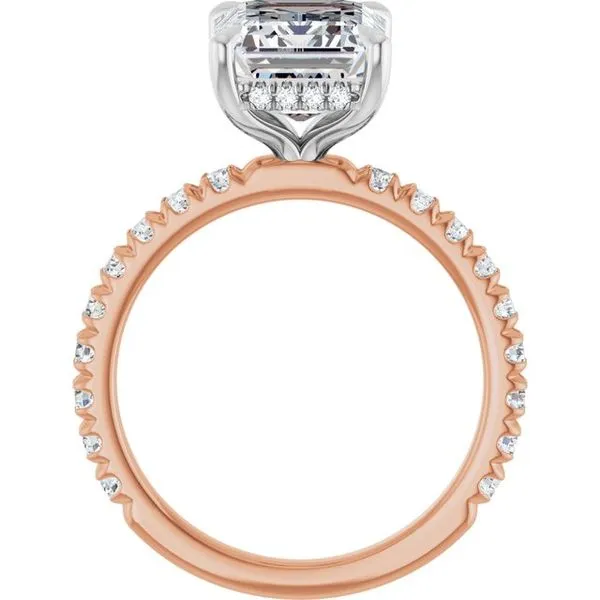 Claw-Prong Hidden Halo-Style Engagement Ring Image 2 Shipley's Fine Jewelry Hampstead, MD