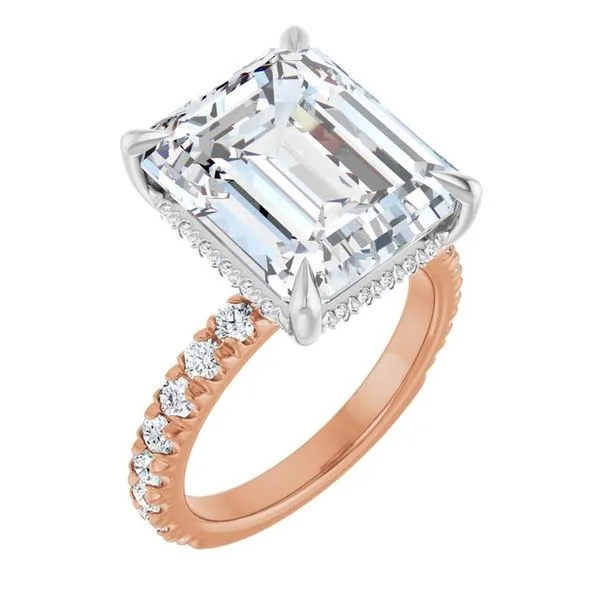 Claw-Prong Hidden Halo-Style Engagement Ring Virtus Collective Newport Beach , CA