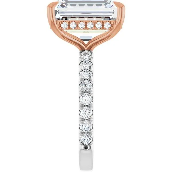 Claw-Prong Hidden Halo-Style Engagement Ring Image 4 J. Thomas Jewelers Rochester Hills, MI