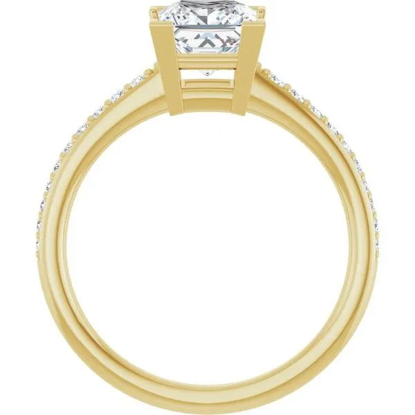 V-End Prong Engagement Ring Image 2 Mark Jewellers La Crosse, WI