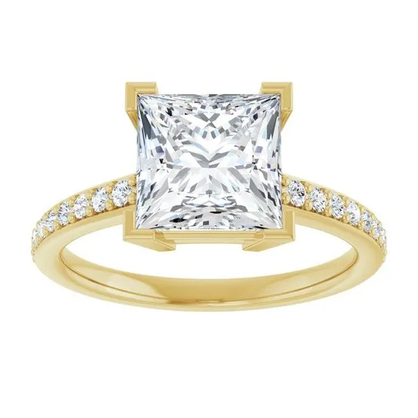 V-End Prong Engagement Ring Image 3 J. Thomas Jewelers Rochester Hills, MI
