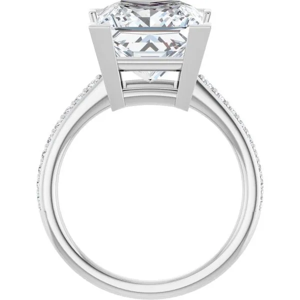 V-End Prong Engagement Ring Image 2 Futer Bros Jewelers York, PA