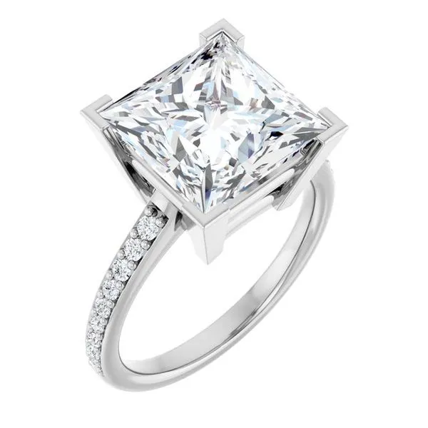 V-End Prong Engagement Ring Arezzo Jewelers Elmwood Park, IL
