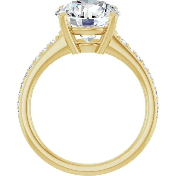 V-End Prong Engagement Ring Image 2 Futer Bros Jewelers York, PA