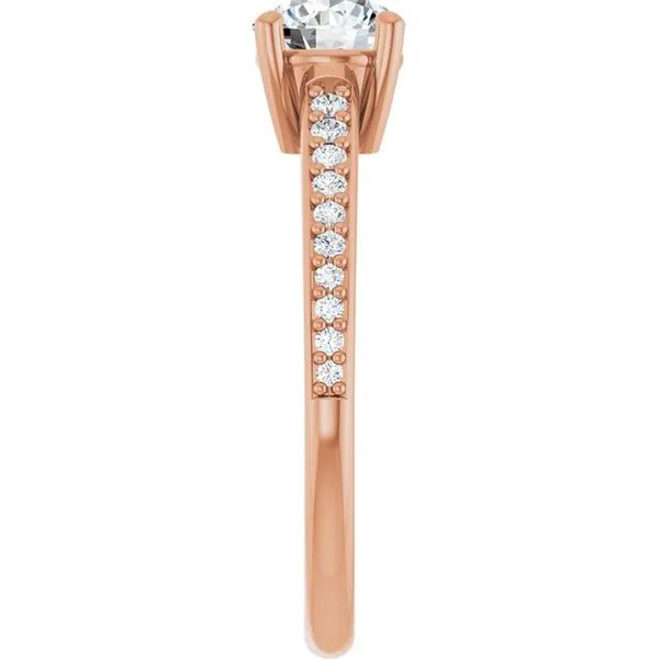 V-End Prong Engagement Ring Image 4 Raleigh Diamond Fine Jewelry Raleigh, NC