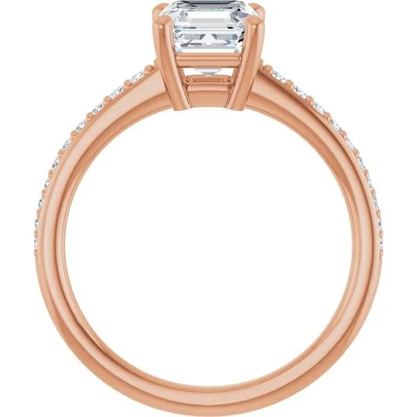 V-End Prong Engagement Ring Image 2 Futer Bros Jewelers York, PA