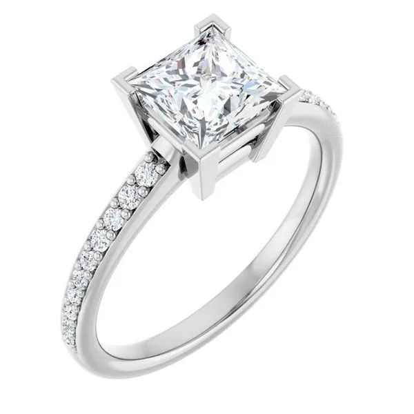 V-End Prong Engagement Ring Jimmy Smith Jewelers Decatur, AL