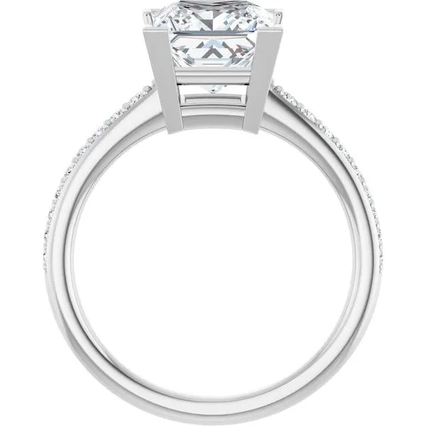 V-End Prong Engagement Ring Image 2 Raleigh Diamond Fine Jewelry Raleigh, NC