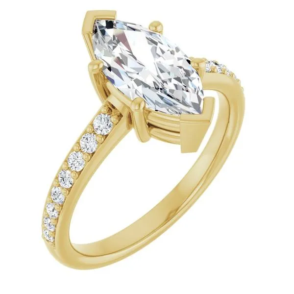 V-End Prong Engagement Ring Futer Bros Jewelers York, PA