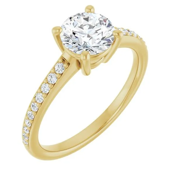 V-End Prong Engagement Ring Futer Bros Jewelers York, PA