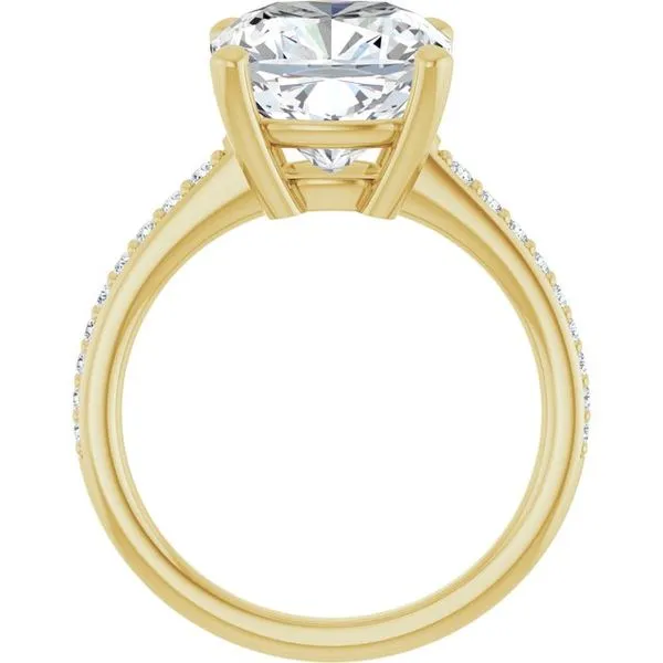 V-End Prong Engagement Ring Image 2 Futer Bros Jewelers York, PA