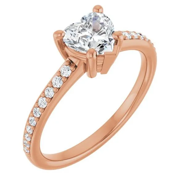 V-End Prong Engagement Ring Futer Bros Jewelers York, PA