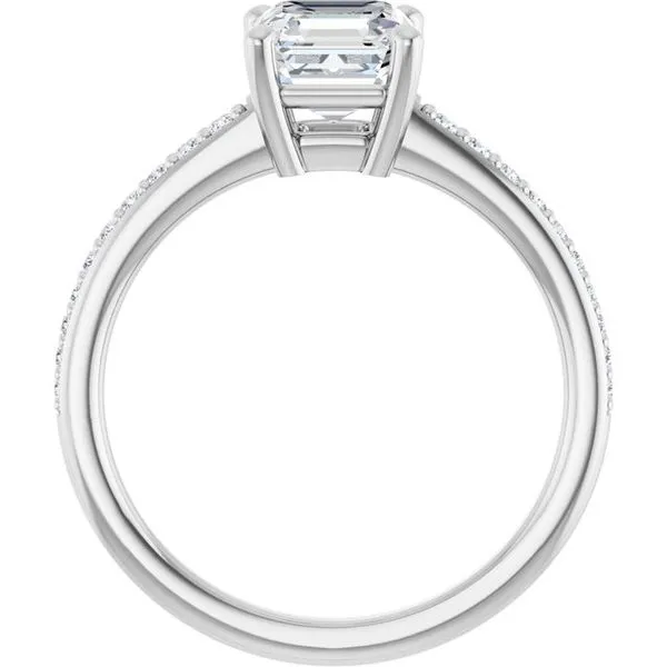 V-End Prong Engagement Ring Image 2 Rox Atlanta Jewelers Decatur, GA