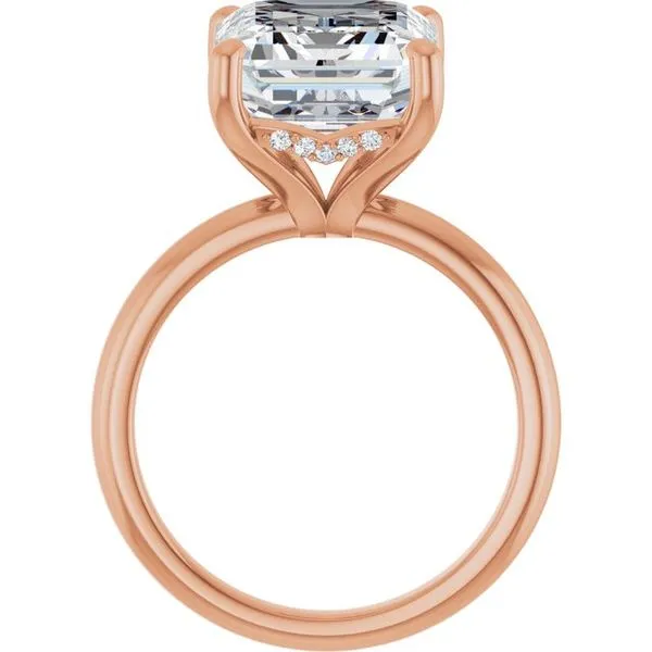 Hidden Halo-Style Engagement Ring Image 2 Raleigh Diamond Fine Jewelry Raleigh, NC