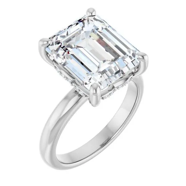 Hidden Halo-Style Engagement Ring Raleigh Diamond Fine Jewelry Raleigh, NC