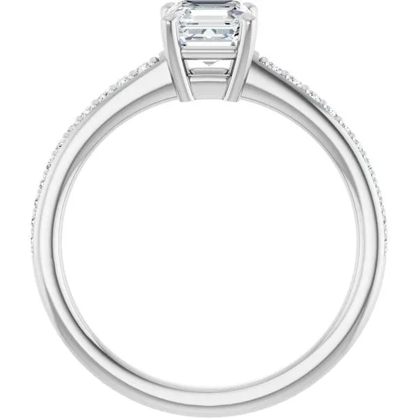 V-End Prong Engagement Ring Image 2 Futer Bros Jewelers York, PA
