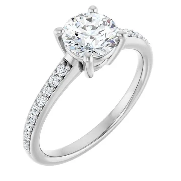 V-End Prong Engagement Ring Futer Bros Jewelers York, PA