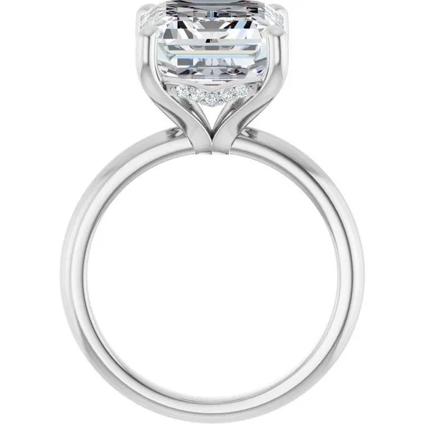 Hidden Halo-Style Engagement Ring Image 2 Raleigh Diamond Fine Jewelry Raleigh, NC