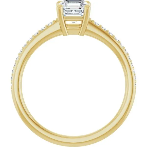 V-End Prong Engagement Ring Image 2 Futer Bros Jewelers York, PA