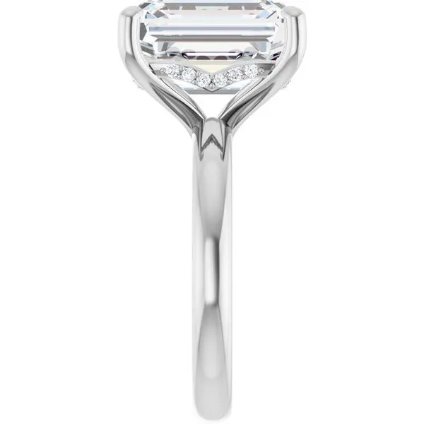 Hidden Halo-Style Engagement Ring Image 4 JF Jones Jewelers Rochester, NY