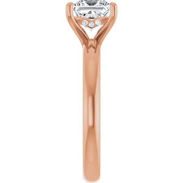 Hidden Halo-Style Engagement Ring Image 4 Raleigh Diamond Fine Jewelry Raleigh, NC