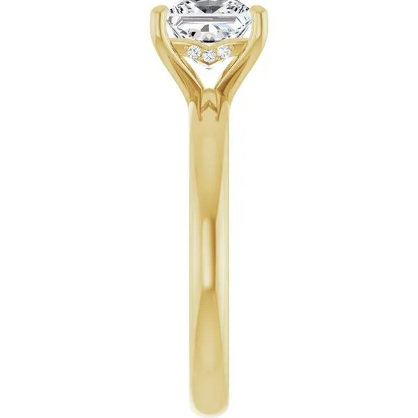 Hidden Halo-Style Engagement Ring Image 4 Raleigh Diamond Fine Jewelry Raleigh, NC