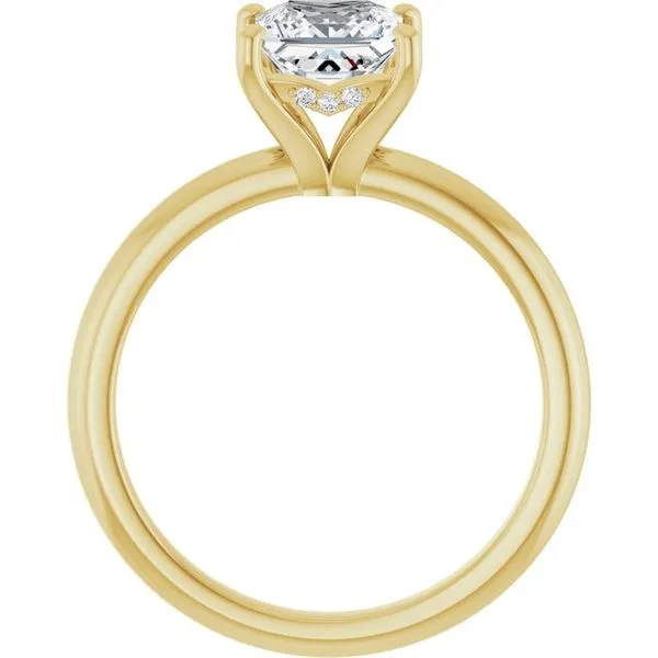 Hidden Halo-Style Engagement Ring Image 2 Raleigh Diamond Fine Jewelry Raleigh, NC