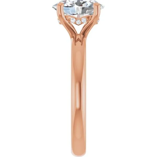 Hidden Halo-Style Engagement Ring Image 4 Raleigh Diamond Fine Jewelry Raleigh, NC