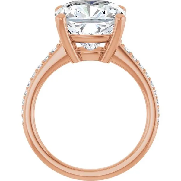 V-End Prong Engagement Ring Image 2 Futer Bros Jewelers York, PA