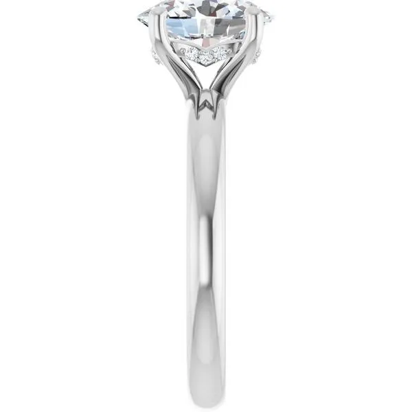 Hidden Halo-Style Engagement Ring Image 4 Raleigh Diamond Fine Jewelry Raleigh, NC