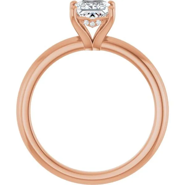 Hidden Halo-Style Engagement Ring Image 2 Raleigh Diamond Fine Jewelry Raleigh, NC